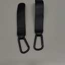 Baby Stroller Hooks for Hanging Bags, Universal Stroller Clips Accessories, Mommy Hook for Diaper Bag, Shopping Cart, Purse, Backpack - 2 Pack, Black