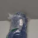 Qazel Vorrlon Denim Jumpsuit for Women Flare Wide Leg Blue Jean Jumper Short Sleeve Button Stretch Long Romper Pants Size 10, Dark Blue 