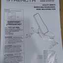 Cap Barbell Deluxe Utility Weight Bench Color Series (Blue, Square Backpad)