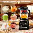 64oz Low-Profile Blender Pitcher Compatible with Vitamix 5200/7500/5000/6300/750/E310/VM0102/VM0103/VM0197- BPA-Free Container Jar Cup for Classic & Explorian Series Etc