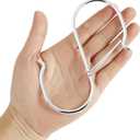 Heavy Duty Large S Hooks, 4.96 inch Large S Hooks, Set for Hanging Plants, Kitchen Cabinet Handles,s Hooks Buckle Side is Suitable for mostrods,Less Than 1.2inch in diamete mostrods (silver-16pcs)