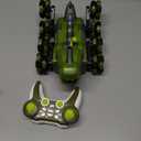 8 Wheels Dinosaur Transform RC Stunt Car - 2.4Ghz Remote Control Dinosaurs Monster Truck with Transforming & Spray & 360 Rotation, Dinosaur Toys for Kids 5-7 8-12, Boy Christmas Birthday Gift Age 4-6 (Green)