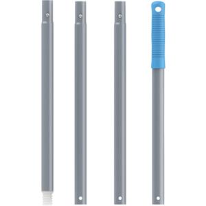 MR.SIGA 54.3 inch Long Extension Pole, Adjustable 4 Pieces Aluminum Pole for Window Squeegee