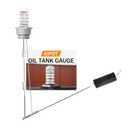 Oil Tank Gauge Fuel Level Gauge Fit for 275, 330 Vertical Oil Tank Compatible with 1 1/2, 2 Hole