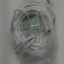 G-PLUG 100FT RG6 Coaxial Cable Connectors Set- High-Speed Internet, Broadband and Digital TV Aerial, Satellite Sky Cable Extension- Weather-Sealed Double Rubber O-Ring and Compression Connectors White