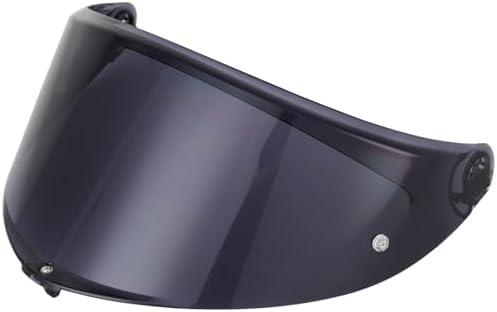 K6 Helmet Visor, K6-S Tinted Helmet Face Shield Replacement Compatible with K6 K6S (Deep Smoke)