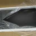 Omhuzsyo Standing Keyboard Tray Keyboard stand, Adjustable Height Keyboard and Mouse Riser for Desktop,For Ergonomic Sit Stand Workstations With Wrist RestLaptop Desk 26.7 x 11.7 Inch(Black)