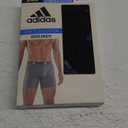 adidas Men's Performance Stretch Cotton Boxer Briefs 3-Pack, Soft Underwear, Superior Comfort (Large, Black/Onix Grey)
