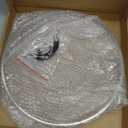 12 Inch Tempered Glass Lid for Lodge 12" Cast Iron Skillets & 7QT Dutch Ovens -Stainless Steel Handle and Rim (12 INCH LID)