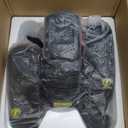 Under Desk Elliptical Machine, Electric Elliptical Leg Exerciser for Seniors with 12 Adjustable, Portable Quiet Elliptical Exercise Machine, Seated Pedal Exerciser with Remote Control (Orange)