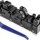15883322 Master Power Window Switch Compatible with Chevy Silverado GMC Sierra 1500 2500 2003-2007 Front Driver Side Window Switches Replacement for 920-024