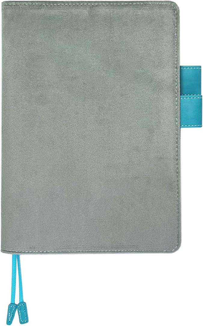 Fromthenon A5 Premium Fabric Cover for Refillable Notebook Planner [A5 Cover Only] (Grey)
