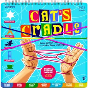 Dan&Darci Cats Cradle String Game Kit - Birthday Gifts for 8 9 10 11 12 Year Old Girl - Unique Gift for Kids, Tween, Preteen Girl Gift - Kids Game Ages 6-8 - Childrens Activity Games