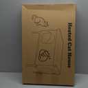 Heated Outdoor Cat House with Camera, 100% Waterproof & Insulated Cat Shelter for Winter, Escape Door for Safety, for Feral Stray & Barn Cats (Green)