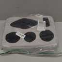 Couch Bed Cup Holder Pillow, Nisdoing 5 Hole Couch Drink Holder! Keep Drinks Hand Side and KeepTemp, Prevent Spills and Use Anywhere. Cup Holder for Couch, Bed,Camping,RV,Car,Beach. Gray