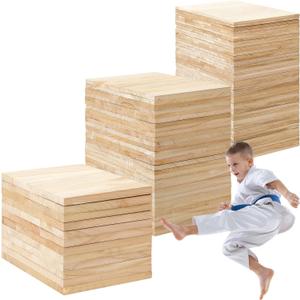 Geetery Taekwondo Karate Breaking Boards, Professional Wood Breaking Board Martial Arts Boards for Kids Youth Adults Boxing Equipment (9 mm/ 12 mm/ 18 mm)