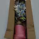 Fake Flowers in Vase Artificial Flowers Coffee Table Decor, Faux Flowers in Vase, Flower Arrangements Artificial Plants Silk Flowers for Home Decor Indoor Centerpiece Table Decorations (Blue White)