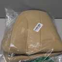 Luxury Faux Leather Car Seat Cover - Anti-Slip Waterproof Drive Seat Cushion Car Front Bottom Seat Cover with Storage Pocket - Universal Full Wrap Seats Protector for Cars SUV Trucks (Beige)