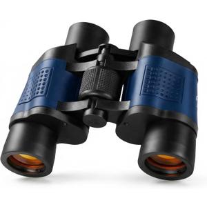 Adult Portable 60x60 Binoculars with Night Vision Capability, Waterproof High Power Optics for Stargazing, Bird Watching, Concerts and Outdoor Sports