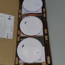 Kidde Smoke Detector, 10-Year Battery Powered, with LED Status Lights, 85 dB Alarm, 5-inches, 20SD10, 3 Pack