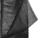 e.share Shade Cloth, 40%-50% Sunblock UV Protection, 10 FT X 14 FT can Custom Size Sun Mesh Net for Garden Plant Cover, Flowers and Greenhouse, Black