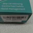 Cat Shock Collar with Remote, Cat Training Collar with Auto Anti-Meow, Beep, Vibration, Safety Shock 4 Modes for Bad Behaviour, Rechargeable, Effective for Stopping Cats Meowing