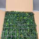 Boshen Artifical Grass Wall Backdrop 6PCS 10"x10" Boxwood Panels Grass Boxwood Hedge Wall Panels Greenery UV Protected Artificial Grass Wall Decor for Party Wedding Backyard Indoor Outdoor