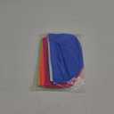 6 pcs Elastic Swim Caps for Both Women & Men & Kids Fabric Durable Non-Waterproof Cloth Swimming Pool Cap Elastic Bathing Cap (Rose Red & Dark Blue & Blue & Black & Yellow & Orange)