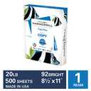 Hammermill Copy Plus 20lb Paper, 8.5 x 11, 1 Ream, 500 Total Sheets, Made in USA, Sustainably Sourced From American Family Tree Farms, 92 Bright, Acid Free, Economical Printer Paper, 105007R