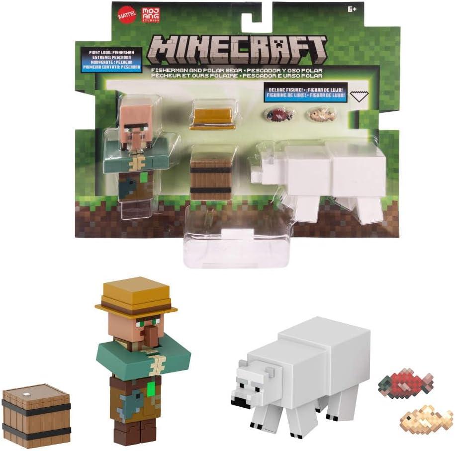 Mattel Minecraft Action Figures & Accessories 2-Packs, 3.25-inch Scale with Pixelated Design, Collectible Toy Set (Characters May Vary) Mattel Minecraft Action Figures & Accessories 2-Packs, 3.25-inch Scale with Pixelated Design, Collectible Toy Set (Characters May Vary)
