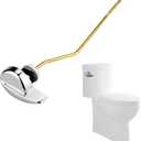 Toilet Handle Replacement Parts Kit Compatible with TOTO THU068#CP for St743S St406 St707 St454E St743E St706 Toilet Trip Lever Side Mount Toilet Flush Handle for Kohler Toilet Tank (1 Pack)