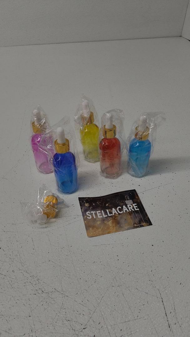 STELLACARE Dropper Bottle, 12 Pack Glass Dropper Bottle with 1 Funnel, 1 Pipette, 2 Glass Dropper& 8 Labels, 30 ml Eye Dropper 1 oz Dropper Bottles for Essential Oils Serums Ear Care