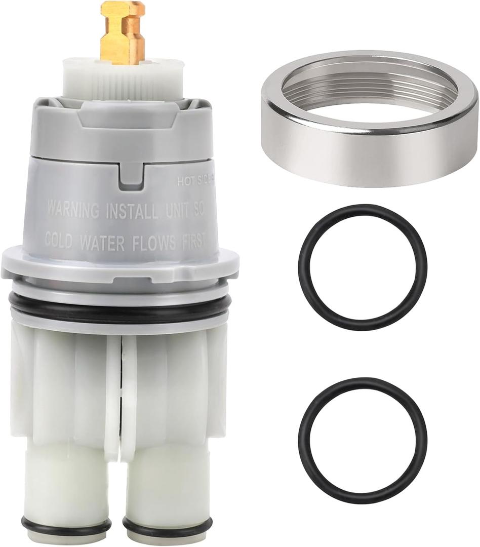 RP46074 Delta Shower Cartridge Replacement for Delta 13/14 Series Single Handle Bath Tub Shower Faucet Universal Delta Shower Valve Cartridge Replacement Parts Repair Kit with RP22734 Bonnet Nut RP46074 Delta Shower Cartridge Replacement for Delta 13/14 Series Single Handle Bath Tub Shower Faucet Universal Delta Shower Valve Cartridge Replacement Parts Repair Kit with RP22734 Bonnet Nut