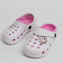 G Pink Butterly charm clog Us 3