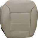Driver Bottom Leather Replacement Seat Cover Tan Compatible with Mercedes-Benz ML 320 ML 350 ML 450 2009 2010 2011 2012 2013
