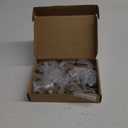 20 Pack Antique Brass Drawer Knobs, Vintage Dresser Drawers Knobs, Solid Round Cabinet Knobs, Single Hole Cabinet Hardware for Refinished Furniture, Diameter 1.18in