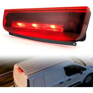 Center High Mount Stop Light Third Brake Light Assembly Compatible with 2014-2023 Ford Transit Connect, 2014-2020 Ford Transit Custom Repalces 923-299, DT1Z13A613A