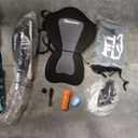 TIGERXBANG 10.2'x35''x8'' Inflatable Kayak with Detachable Seat, SUP-Kayak Set Includes Hand Pump/ Aluminum Oar/ Backpack, Inflatable Boat for Adults/ Kids | for Fishing, Touring-Green