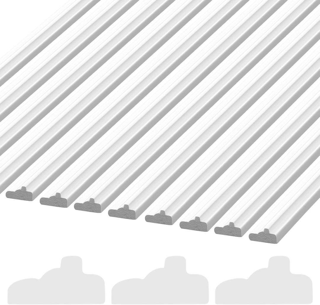 3 x 12 Pcs Miniature Dollhouse Trim Dollhouse Accessories 3 Styles on 1: 12 Scale 16'' Long Wooden Trims Finishing Corner (Modern Slimline)