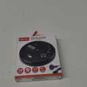GPX PC332B - Reproductor de CD porttil con proteccin antideslizante, radio FM y auriculares estreo, color negro