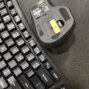 Ergonomic Keyboard and Mouse Combo, Bluetooth/2.4G Wireless Ergo Wave Curved Keyboard with Cushioned Palm Rest and 6 Levels DPI Adjustable Silent Mouse, Multi-Device for Windows/Mac/Android