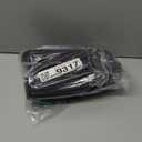 Thick Memory Foam Office Chair Arm Pads - Office Chair Armrest Covers Provide Elbow Cushion and Relieve Pressure - Ergonomic Desk Chair Arm Covers - Gaming, Computer Chair Rest Pads (Set of 2) (Black)