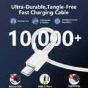 65W USB C Charger Block,3 Port GaN+ USB-C Wall Charger,100W PD Type C Multi Port Power Super Fast Charging Block Adapter&6FT Cable for Samsung Galaxy S26 Ultra/25/24,iPhone 17/16,iPad,MacBook (White)