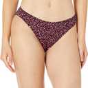 7 x Amazon Essentials Women's Classic Bikini Swimsuit Bottom (2X, Brick Red Leopard)