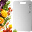 Titanium Cutting Board for Kitchen,2026 New Upgrade 100% Pure Titanium Cutting Boards for Kitchen Double Sided Titanware Cutting Board,Sanitary and Durable, Suitable for Dishwashers (S 8 * 11.5in)