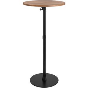 Bar Table 15.75inch Small Round Top Adjustable Height 22.64-33.46in Multifunctional Side Table for Pub Bar Dining Bistro Cafe