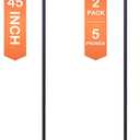 Ottsuls Bird Feeder Pole, 45 INCH Heavy Duty Shepherds Hooks for Outdoor with 5 Prong Base, Adjustable Stand Hanger for Garden Plant, Hummingbird Feeder, Lantern, Hanging Wedding Decor (2 Pack)