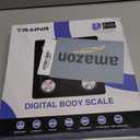 Digital Body Scale Trnr-BDYSCLE-BLK, Home Essential Body Weight Scale for People, Durable Bathroom Accessory, Compatible with Apple and Android OS, Workout and Fitness Equipment