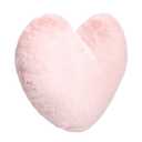 Amazon Basics Kids Pink Heart Decorative Pillow for Bedroom, Room Decor, 10.5 in x 4 in