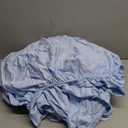 Bambaw 100% Viscose Derived from Bamboo Fitted Sheet, 16 Pocket King Bed Fitted Sheet Only, Cooling Fitted Sheets King Size, Breathable & Soft King Size Fitted Sheet with Corner Straps (Dream Blue)